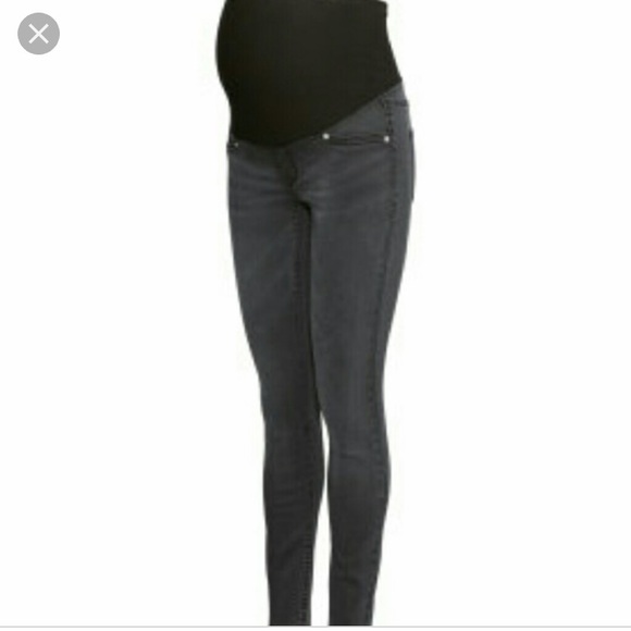 super skinny black maternity jeans